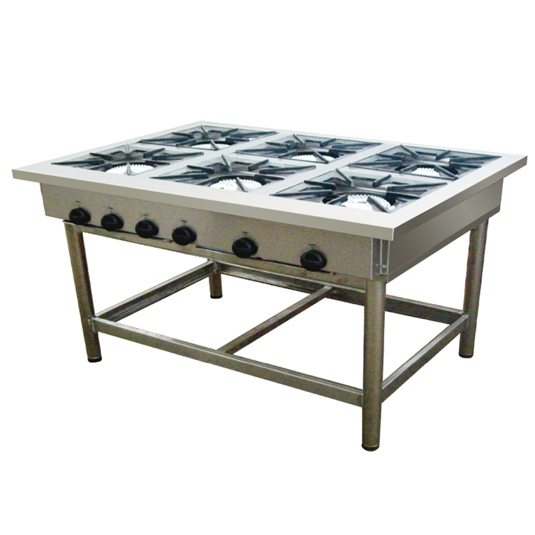 Anafe industrial 6 platos 350×350 mm. – Outlet Maigas Maipan